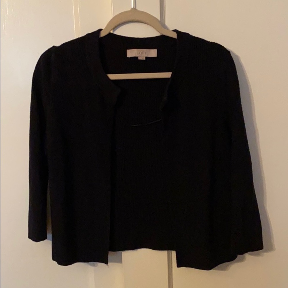 LOFT Crop Cardigan Sweater